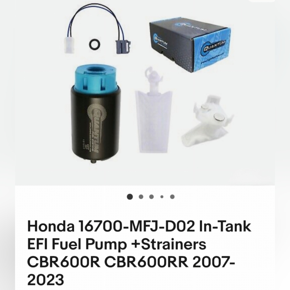 HONDA FUEL PUMP USED 07 -23 CBR 600 RR BIKE